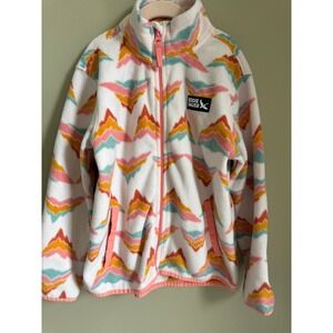Eddie Bauer Kids Fleece Jacket with Multicolor Pattern Size 10/12